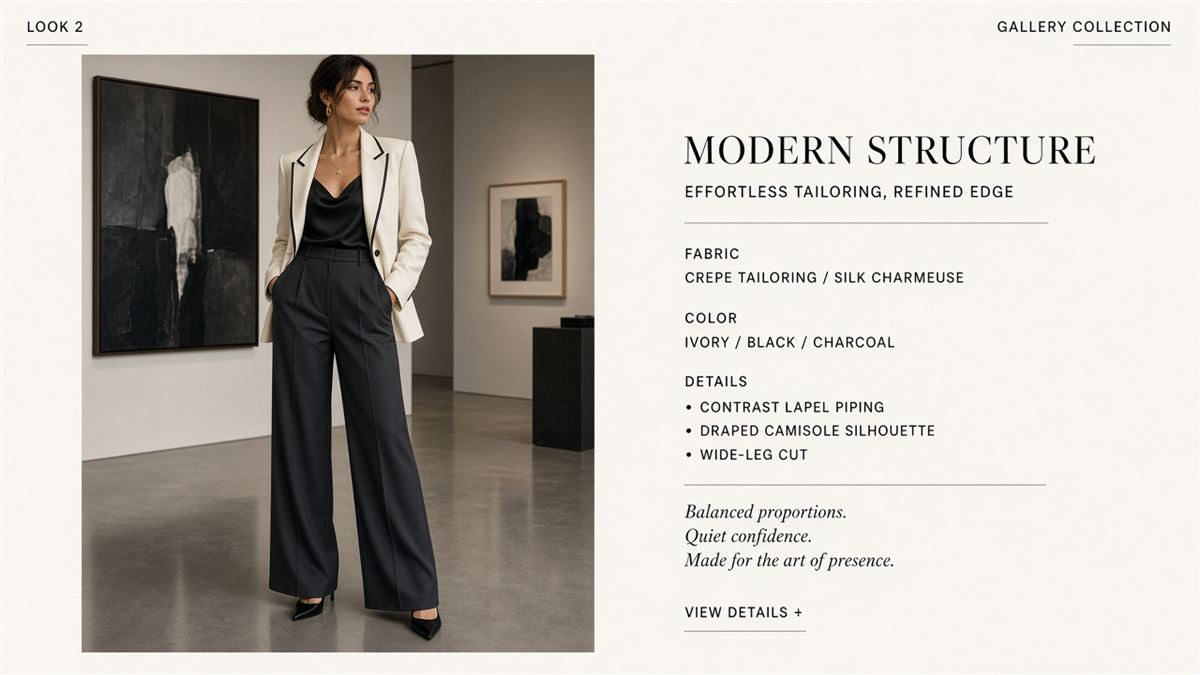 Calça Wide Leg